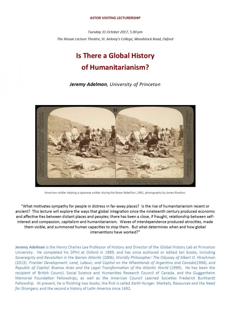 Lecture Professor Jeremy Adelman Is There A Global