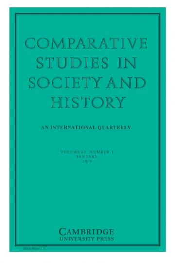 comparative studies in society and history