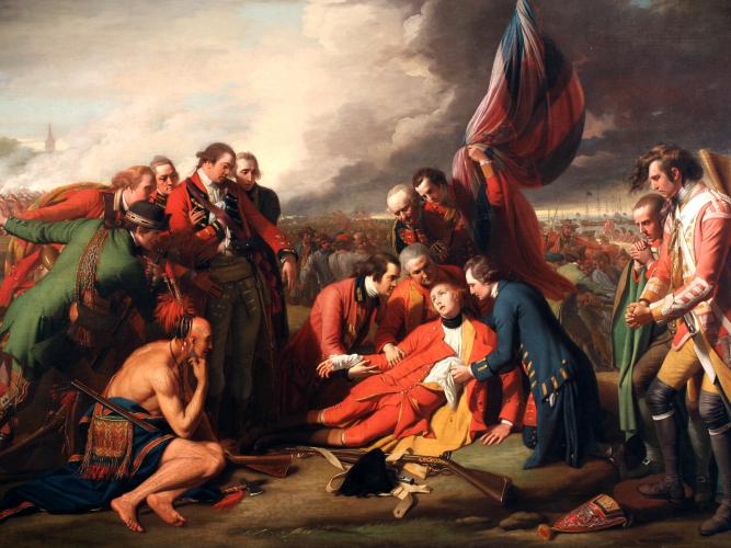 Death of General Wolfe - Benjamin West (1770)