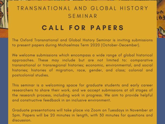 tghs michaelmas cfp