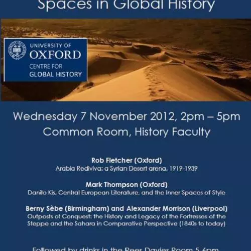 Deserts, steppes and inner spaces Nov 2012