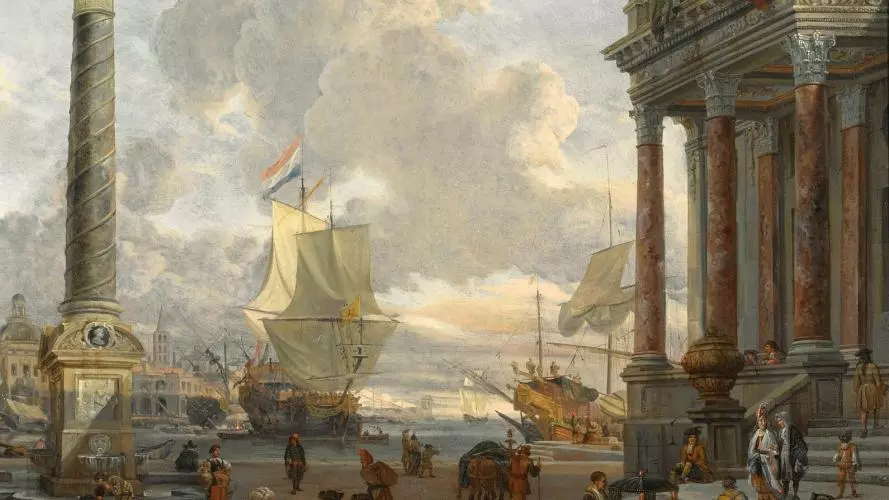 storck harbour scene