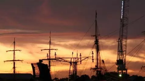 Boats at Sunset