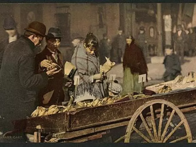 banana cart ny loc photochrom med