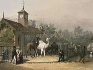 View of the zoological gardens 1835