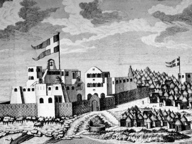 Christiansborg Castle, Accra (public domain)