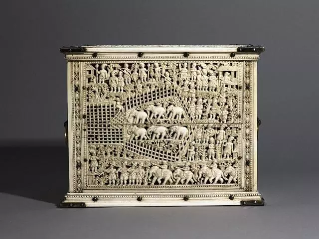 Ivory cabinet, back panel