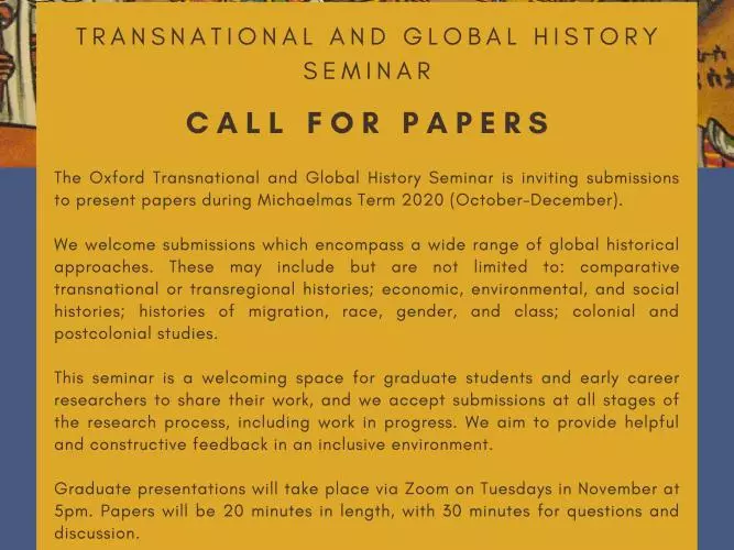 tghs michaelmas cfp