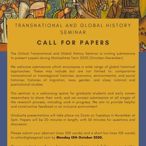 tghs michaelmas cfp