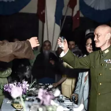 Chairman of the Kuomintang (KMT) government Chiang Kai-shek met with Chinese Communist Party (CCP) chairman Mao Zedong in Chongqing for peace negotiations