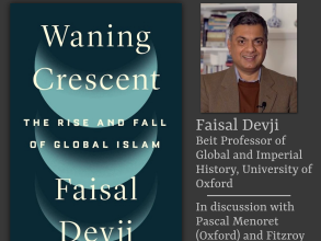 waning crescent book talk poster