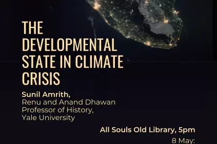 cd event environmental history radhakrishnan lecture series